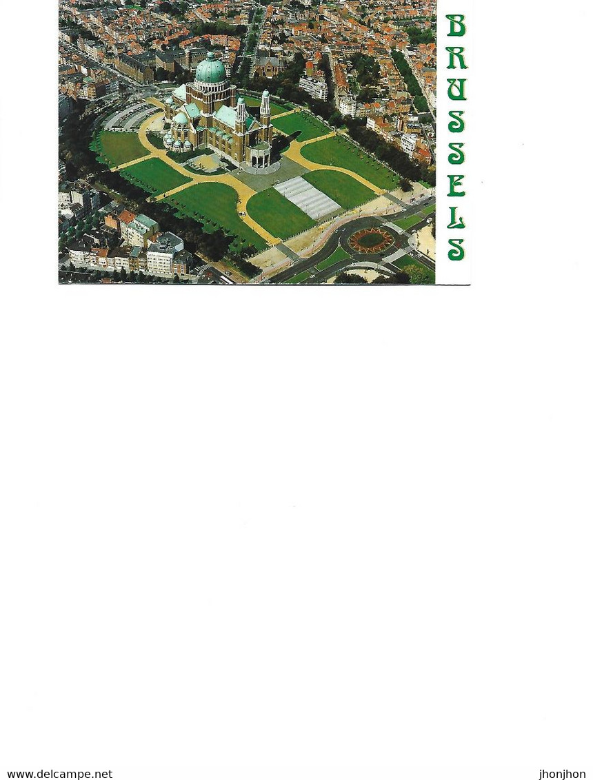 Belgium - Postcard Unused -   Bruxelles -  The National Holy Heart's Basilica - Panoramische Zichten, Meerdere Zichten