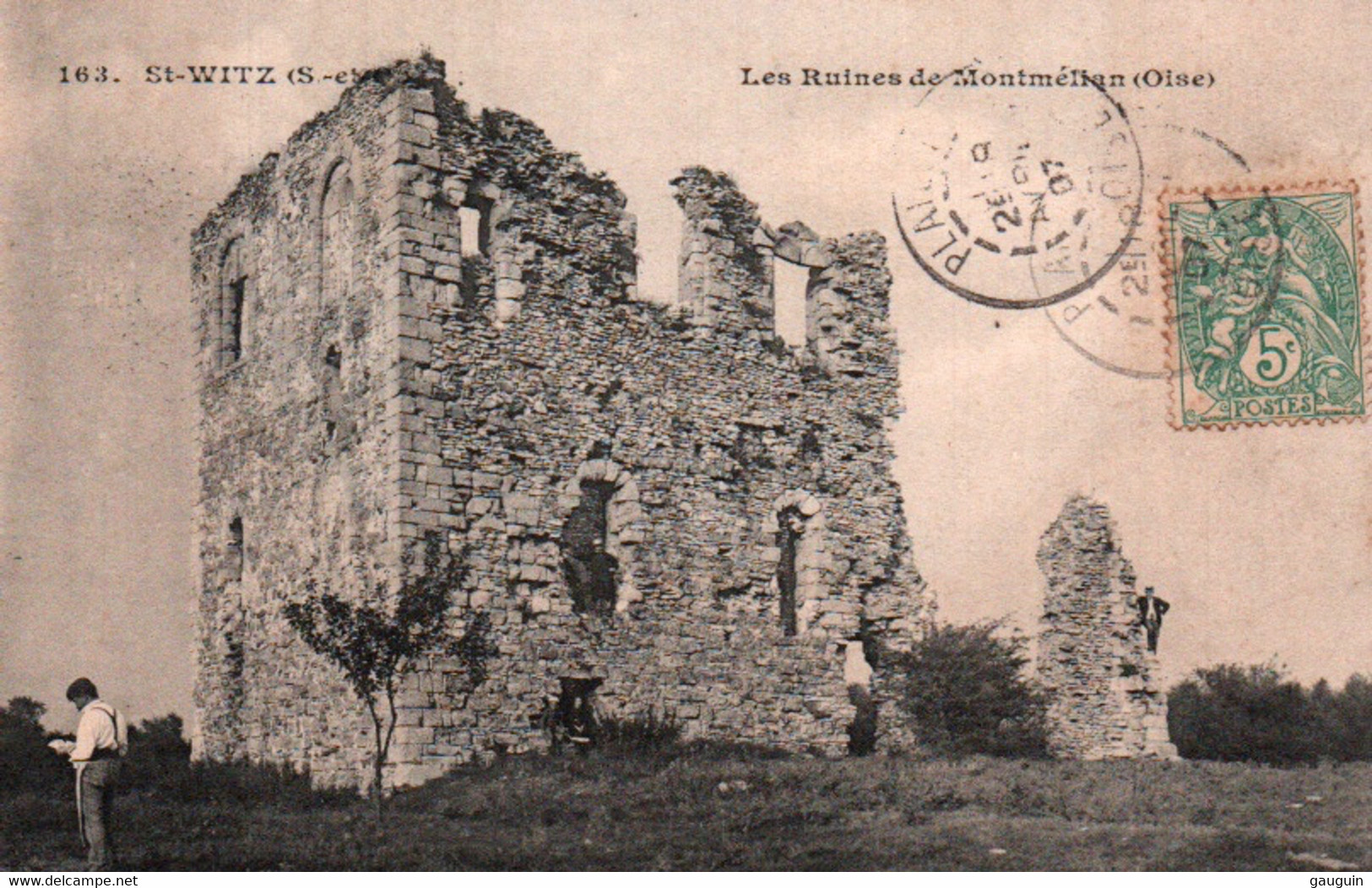 CPA - St WITZ - LES Ruines De MONTMÉLIAN (Château) - Edition E.V.F. - Saint-Witz