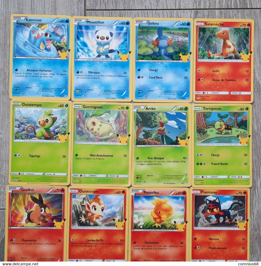 Lot De 12 Cartes Pokemon  (VF)  - Promo Mc Donald - Pokémon 25 Ans - Lots & Collections