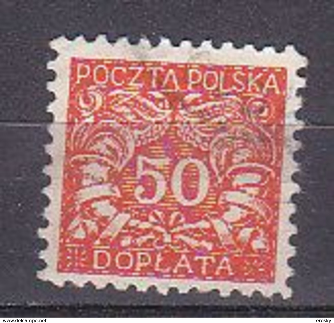 R3877 - POLOGNE POLAND TAXE Yv N°19 - Segnatasse