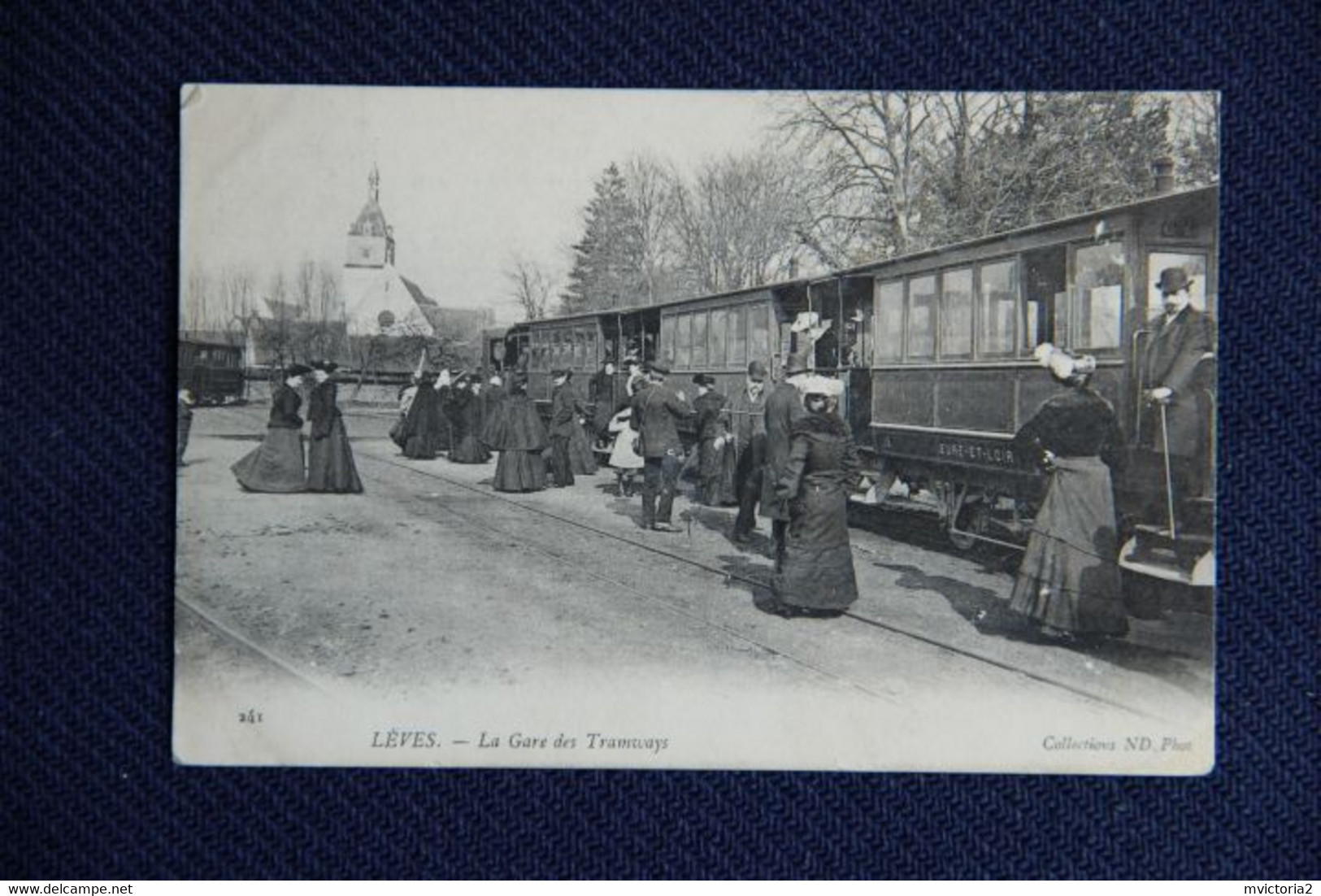 LEVES : La Gare Des Tramways. - Lèves