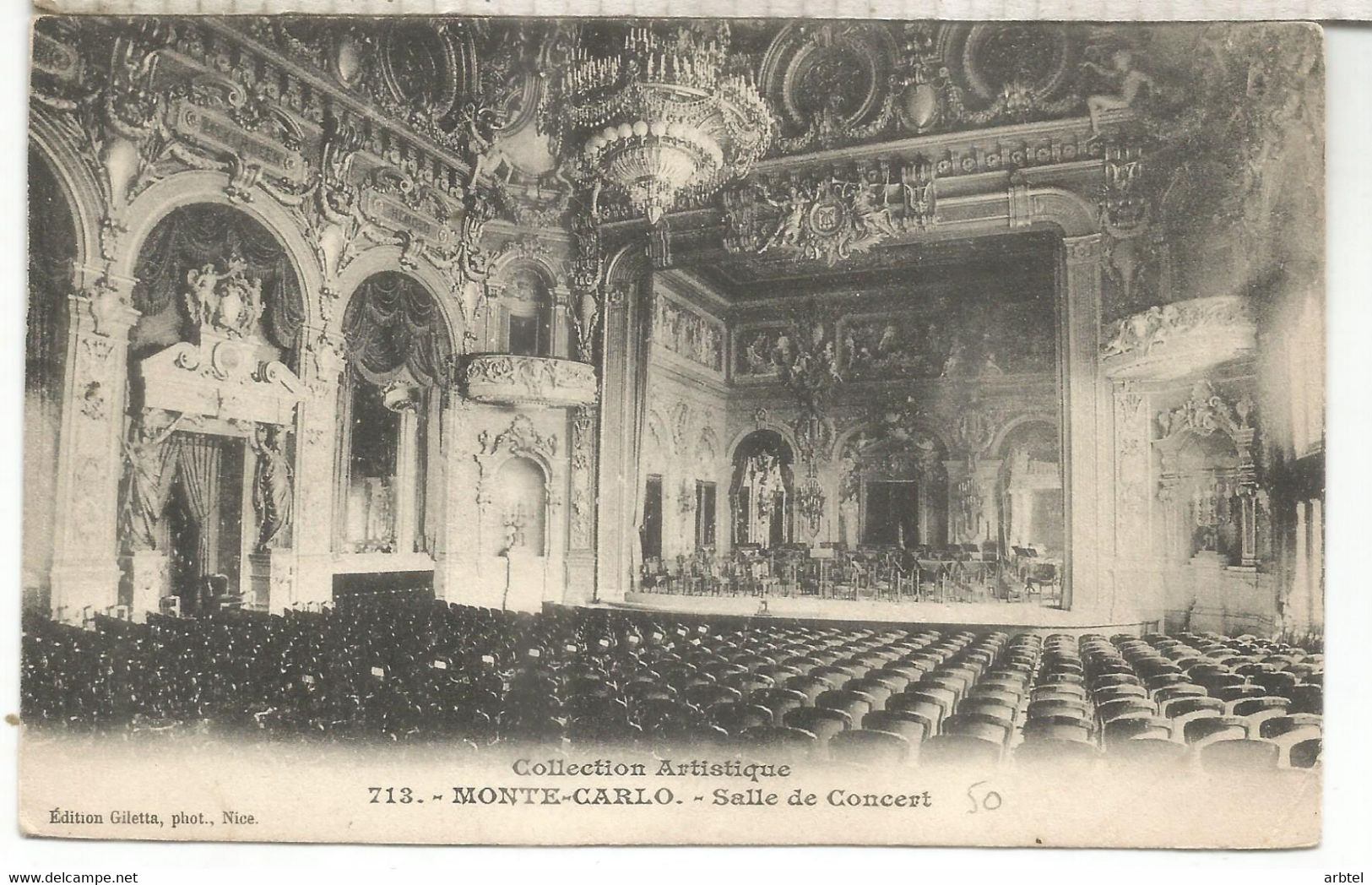 MONACO MONTE CARLO SIN ESCRIBIR SALLE DE CONCERT SIN ESCRIBIR - Opernhaus & Theater