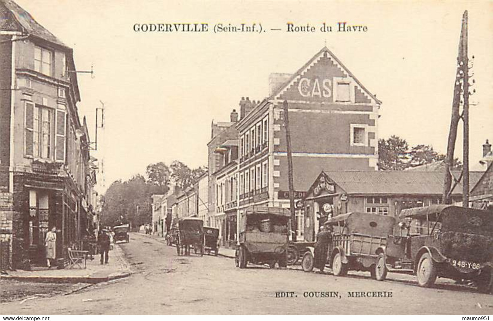 76 GODERVILLE - ROUTE DU HAVRE - Goderville