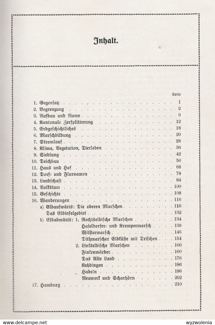 Die Niederelbe (von Prof. Dr. Richard Linde, 1909) - 126 Bilder (gebraucht Aus Bücherei) - Unclassified