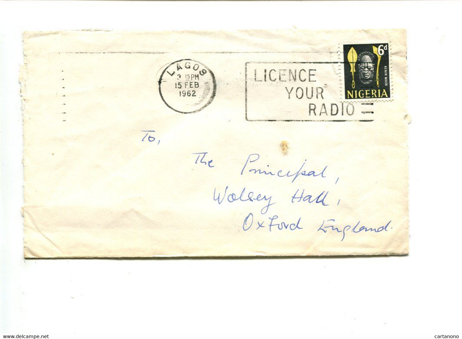 NIGERIA  - Affranchissement Sur Lettre Pour Le Royaume Uni - Radio - Nigeria (1961-...)