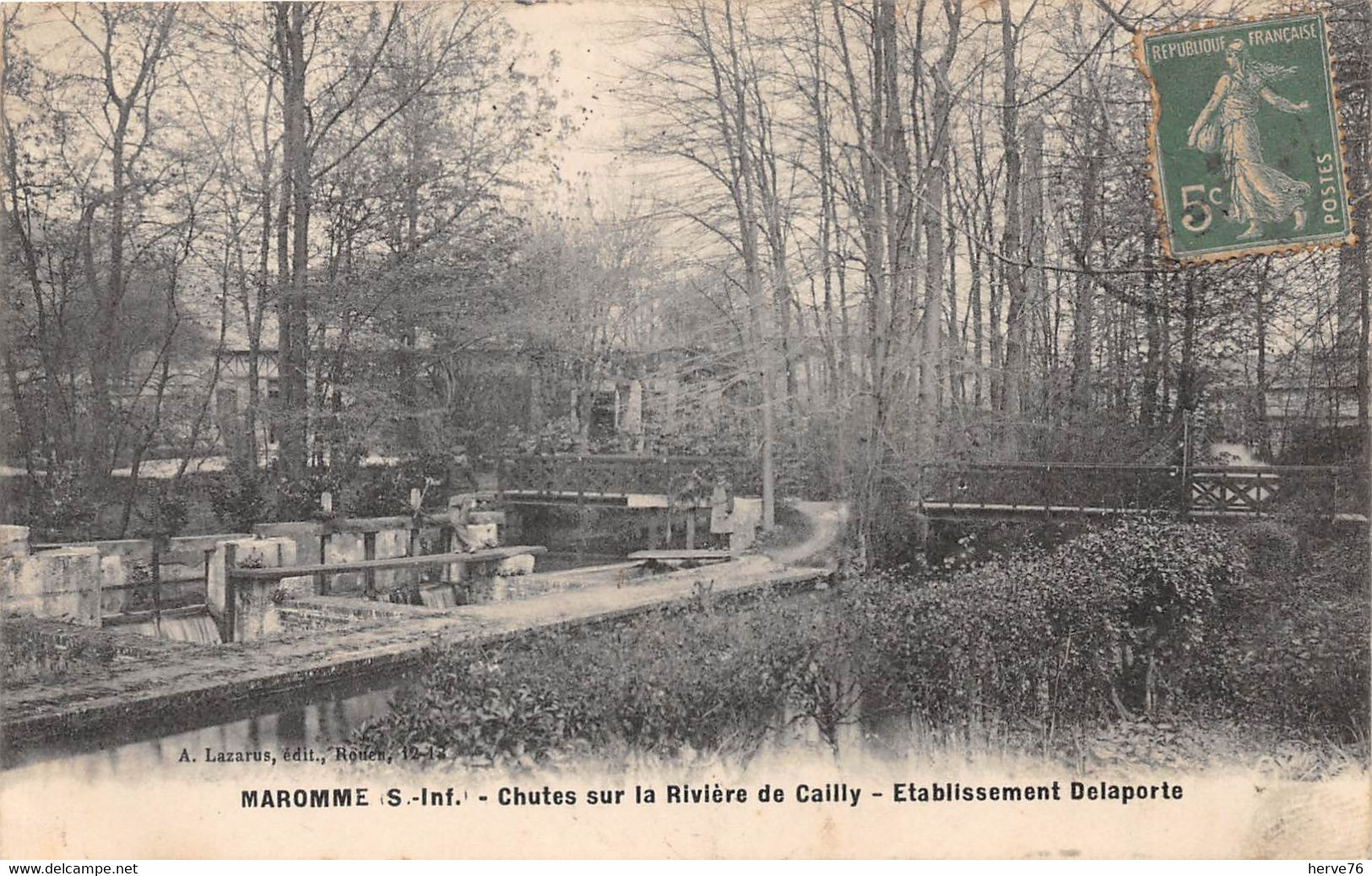 MAROMME - Chutes Sur La Rivière De Cailly - Etablissement Delaporte - Maromme