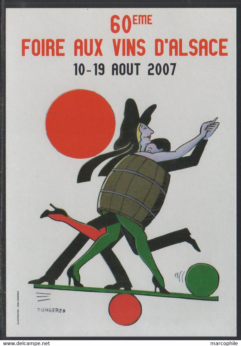 TOMI UNGERER - COLMAR / 2007 CARTE PROGRAMME -  ALSACE (ref 8456k) - Ungerer