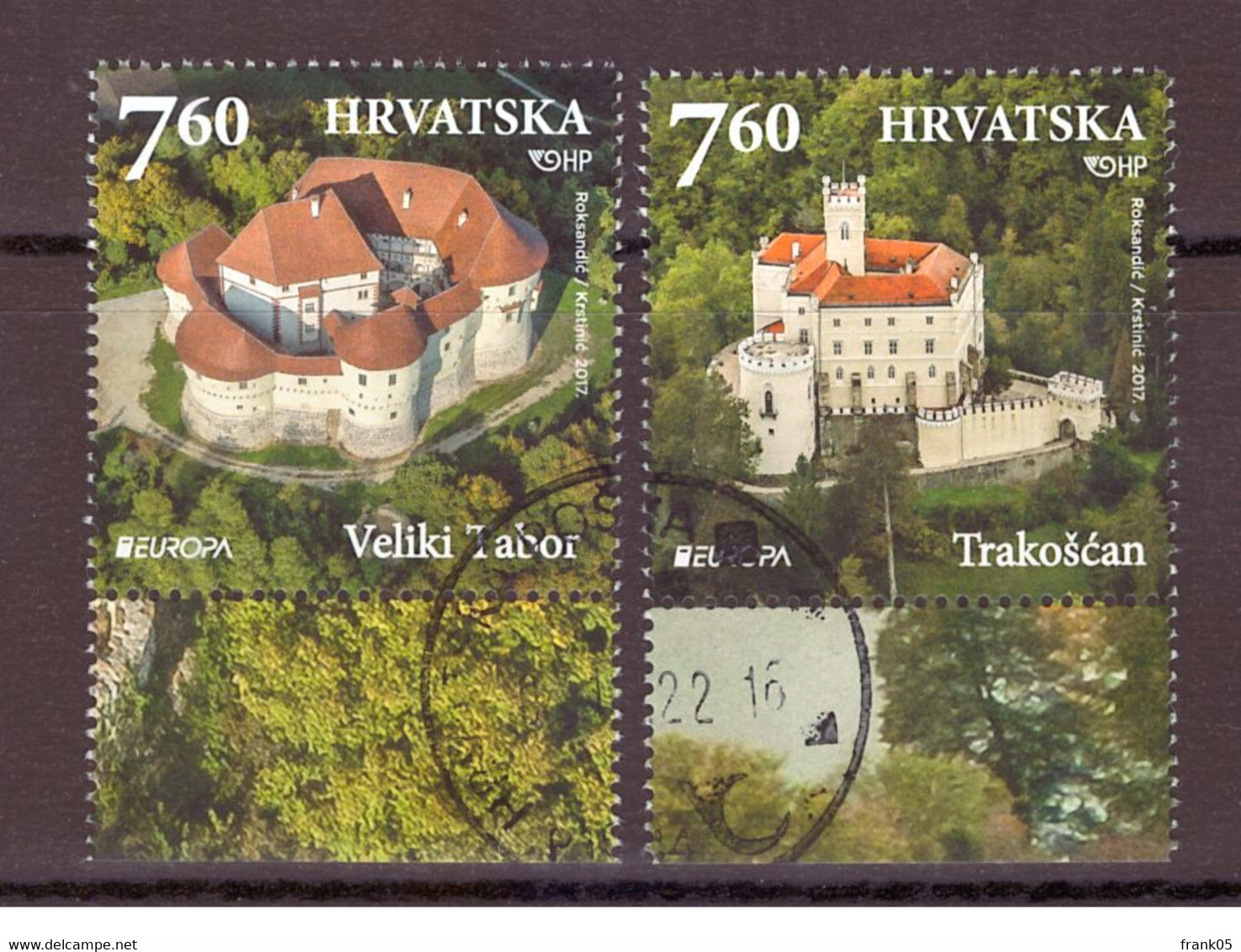 Kroatien / Croatia / Croatie 2017 Satz/set EUROPA Gestempelt/used - 2017