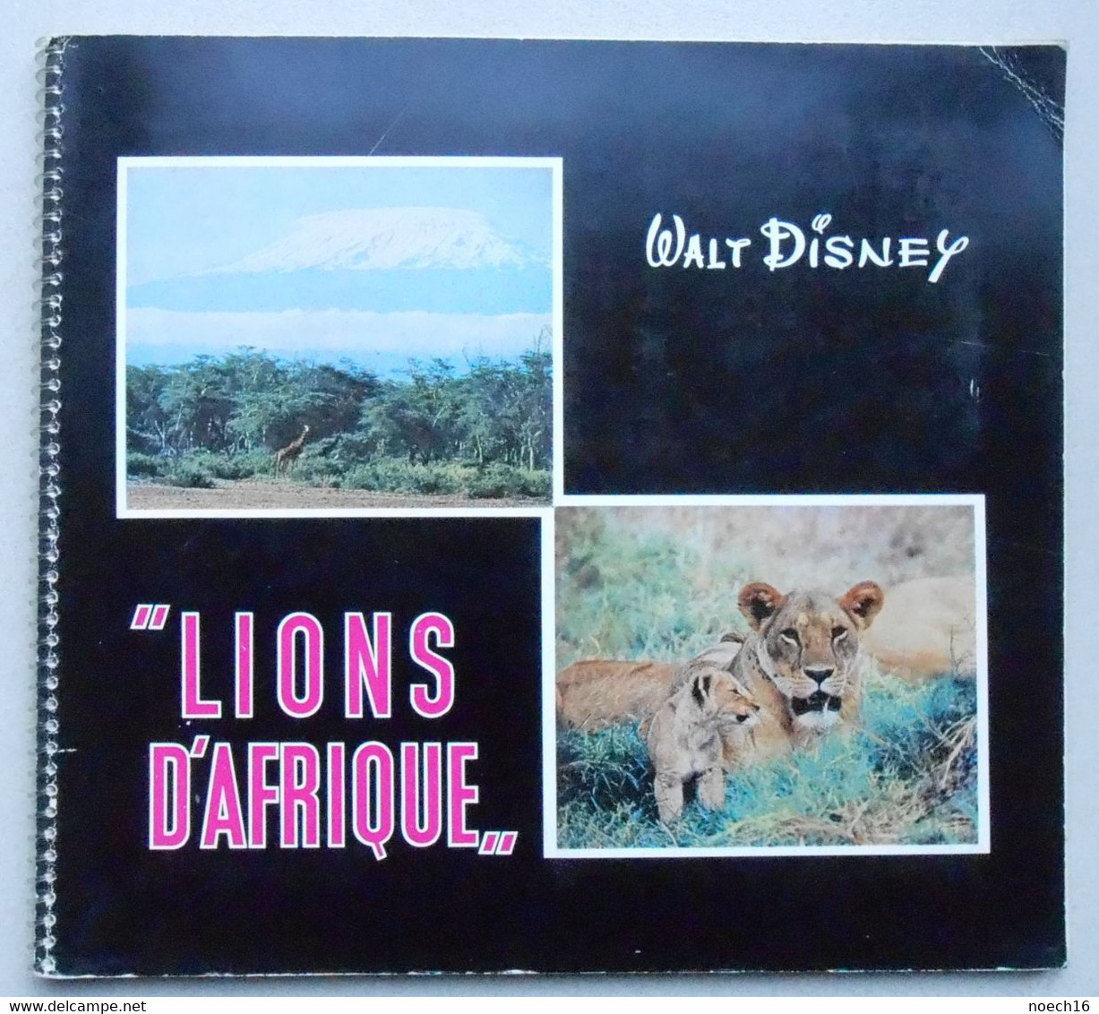 2 Albums Chromos Complets Walt Disney - Savonnerie Couvreur Bruxelles / Le désert vivant, Les lions d'Afrique