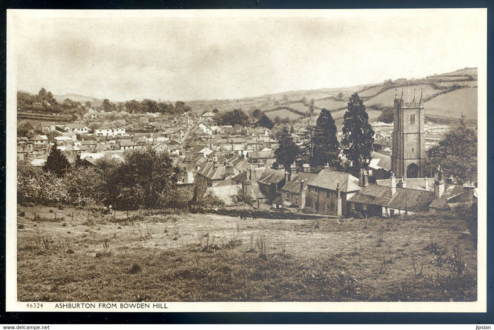 Cpa D' Angleterre Ashburton From Bowden Hill     LANR39 - Dartmoor