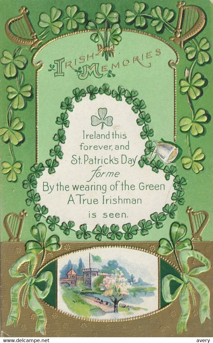 Ireland This Forever And St. Patrick's Day For Me By The Wearing Of The Green  A True Irishman Is Seen - Saint-Patrick's Day