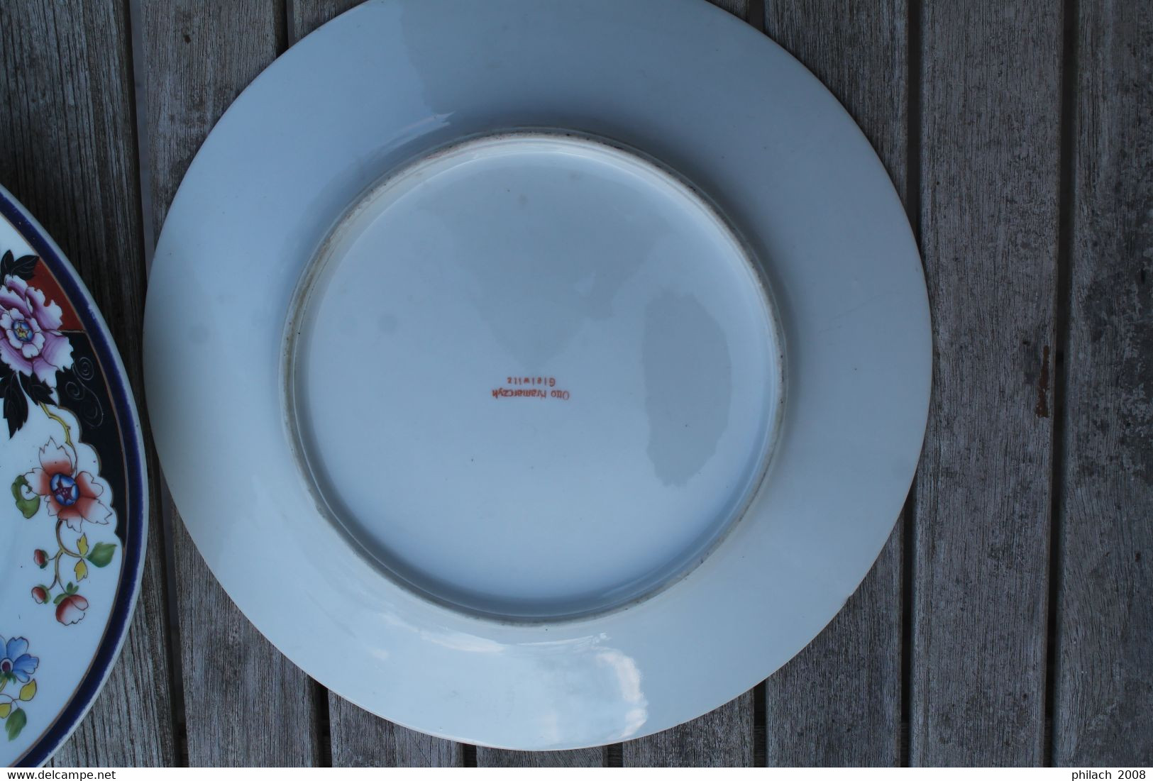 Paire d'assiette en porcelaine de Silésie