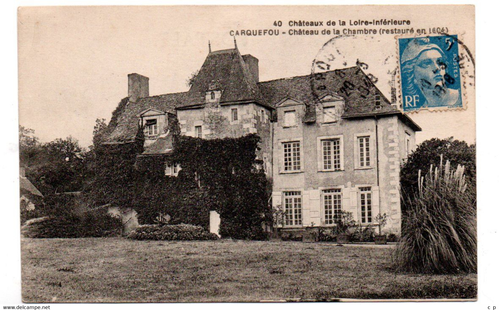 Carquefou - Chateau De La Chambre -  CPA  °J - Carquefou