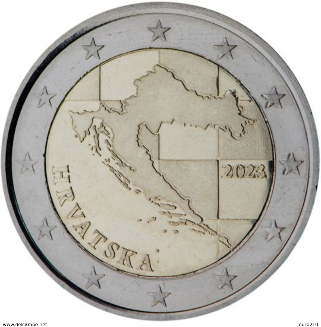 CROATIA / CROAZIA / KROATIEN 2 EURO 2023 - Regular Coin / Kursmünze - UNC Quality - Croazia