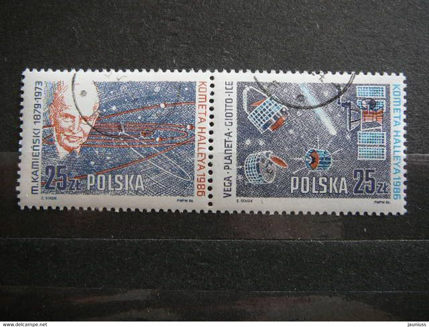 Space # Poland Polska 1986 Used #Mi. 3014/5 - North  America