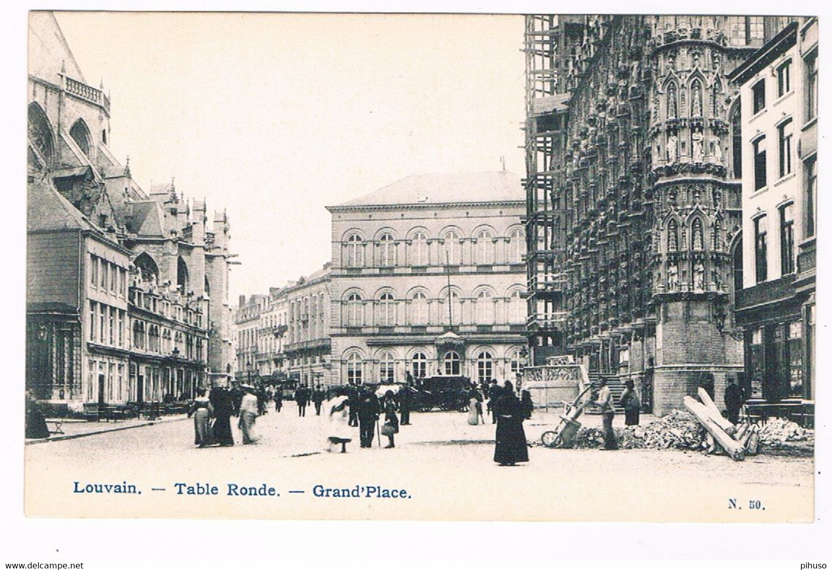 B-9349   LOUVAIN : Grand Place - Table Ronde - Leuven