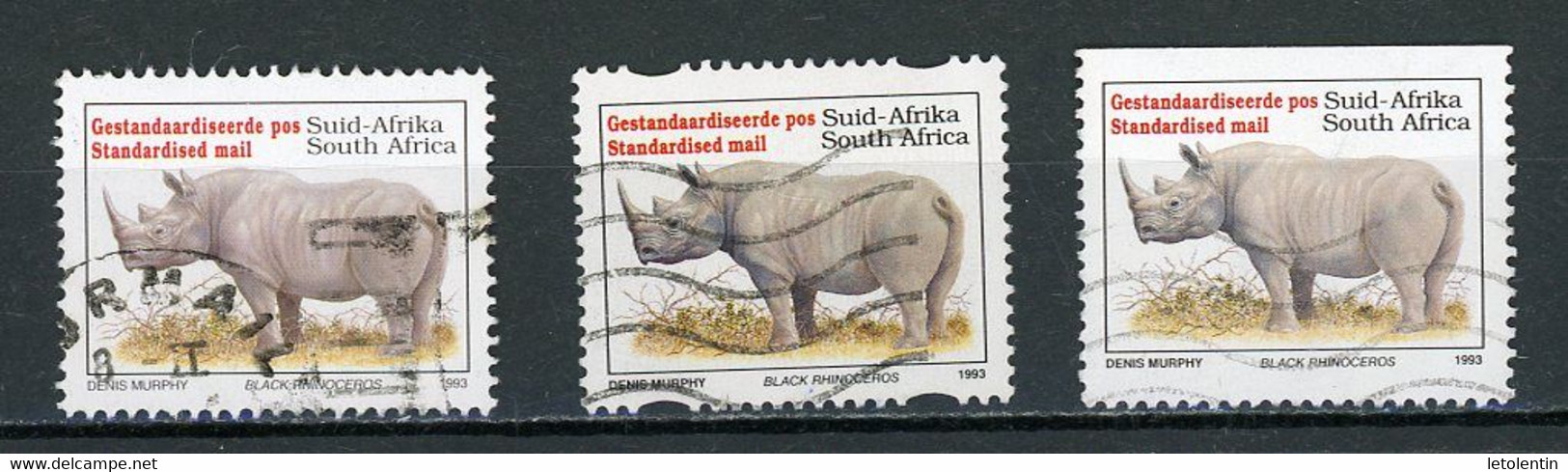 AFRIQUE DU SUD : FAUNE - N° Yvert 813A Obli. Diff. Dentelure (NOM EN ANGLAIS) - Used Stamps