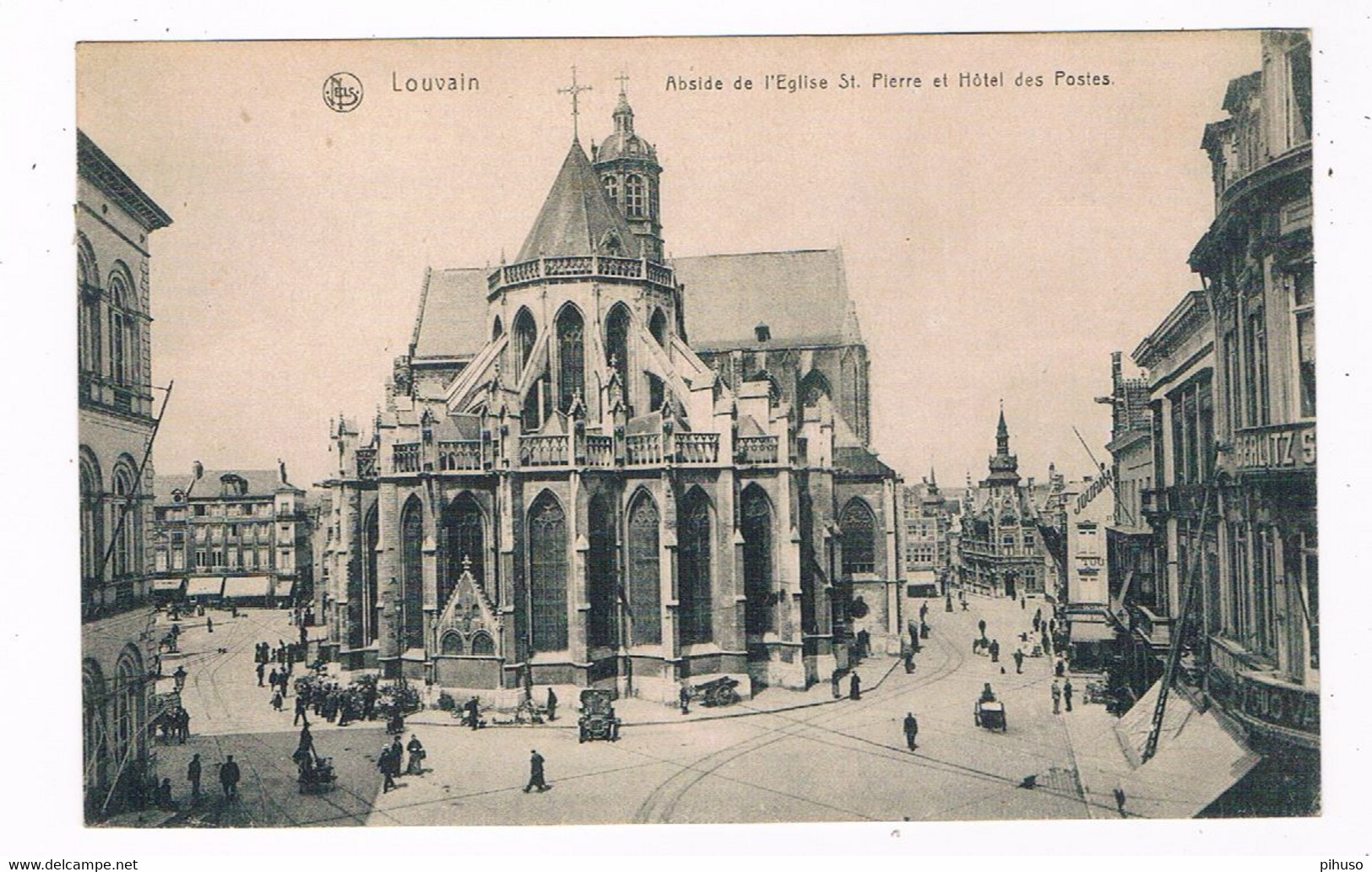 B-9351 LOUVAIN : Abside De L'Eglise St. Pierre Et Hotel Des Postes - Leuven