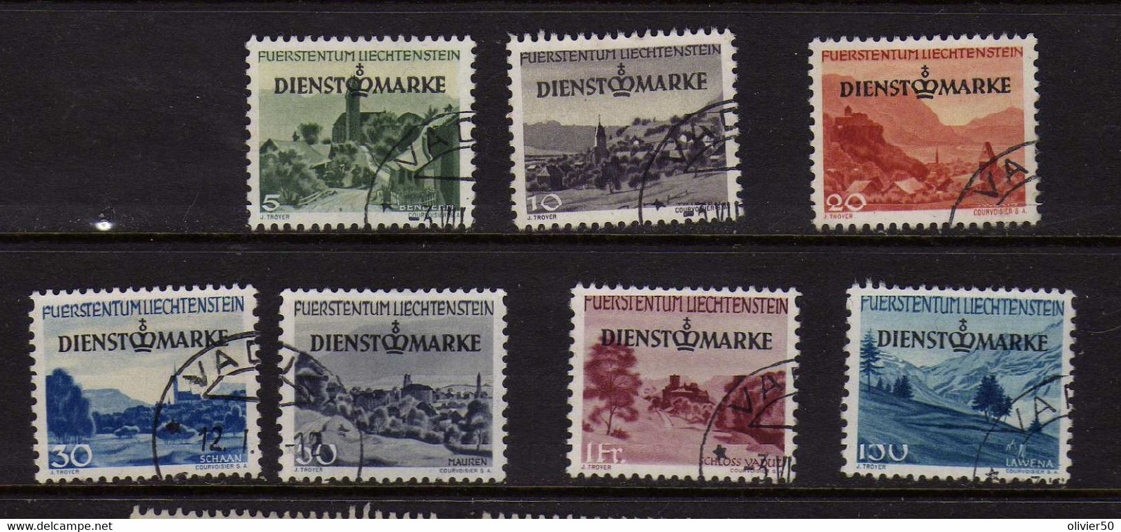 Liechtenstein -  (1947) - Timbres De Service -  - Obliteres - Official