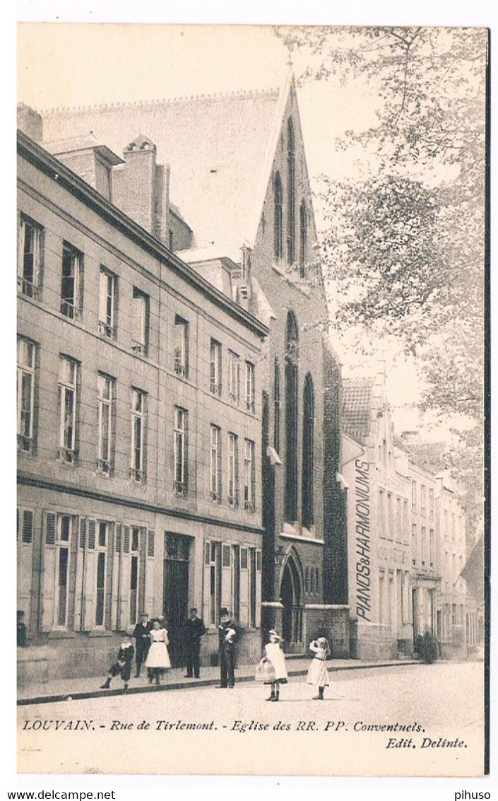 B-9356   LOUVAIN : Ru Edu Tirlemont - Eglise Des RR PP Conventuels - Leuven