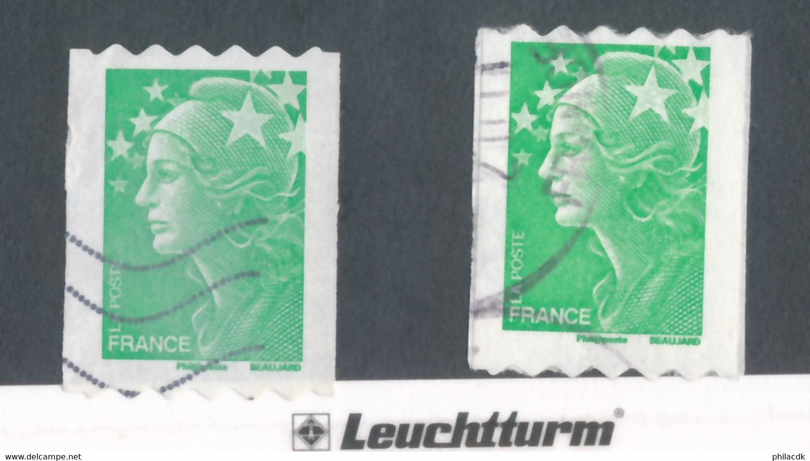 FRANCE - AUTOADHESIFS N° 219X2 TEINTES OBLITERES - 2008 - Used Stamps