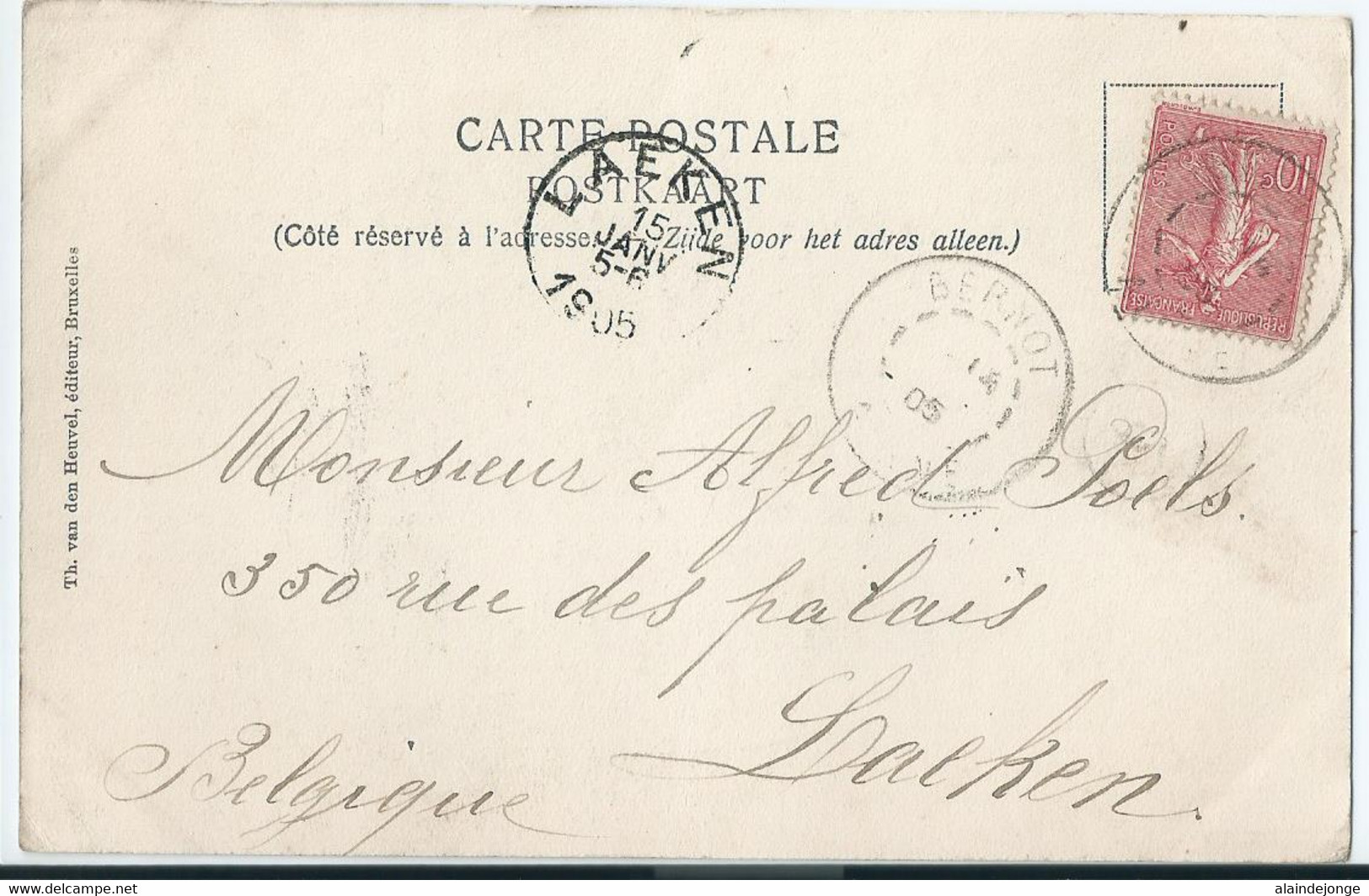 Izegem - Iseghem - La Poste - 1905 - Izegem