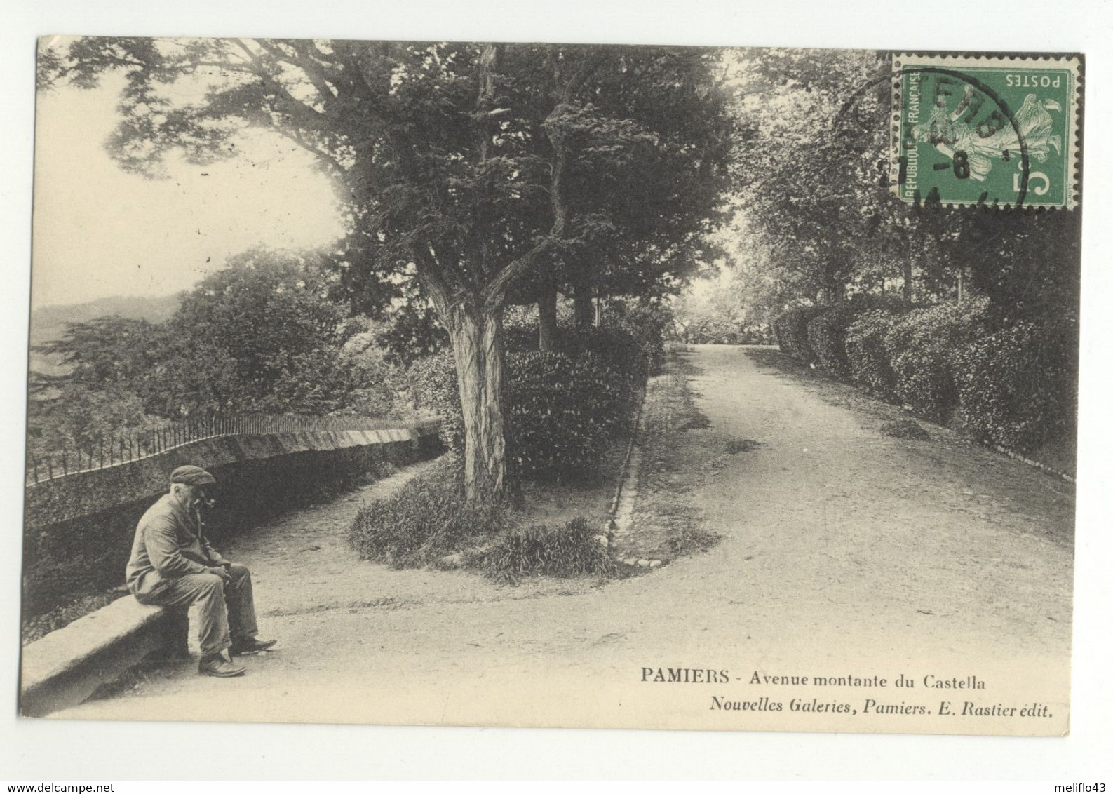 09/ CPA A - Pamiers - Avenue Montante Du Castella - Pamiers