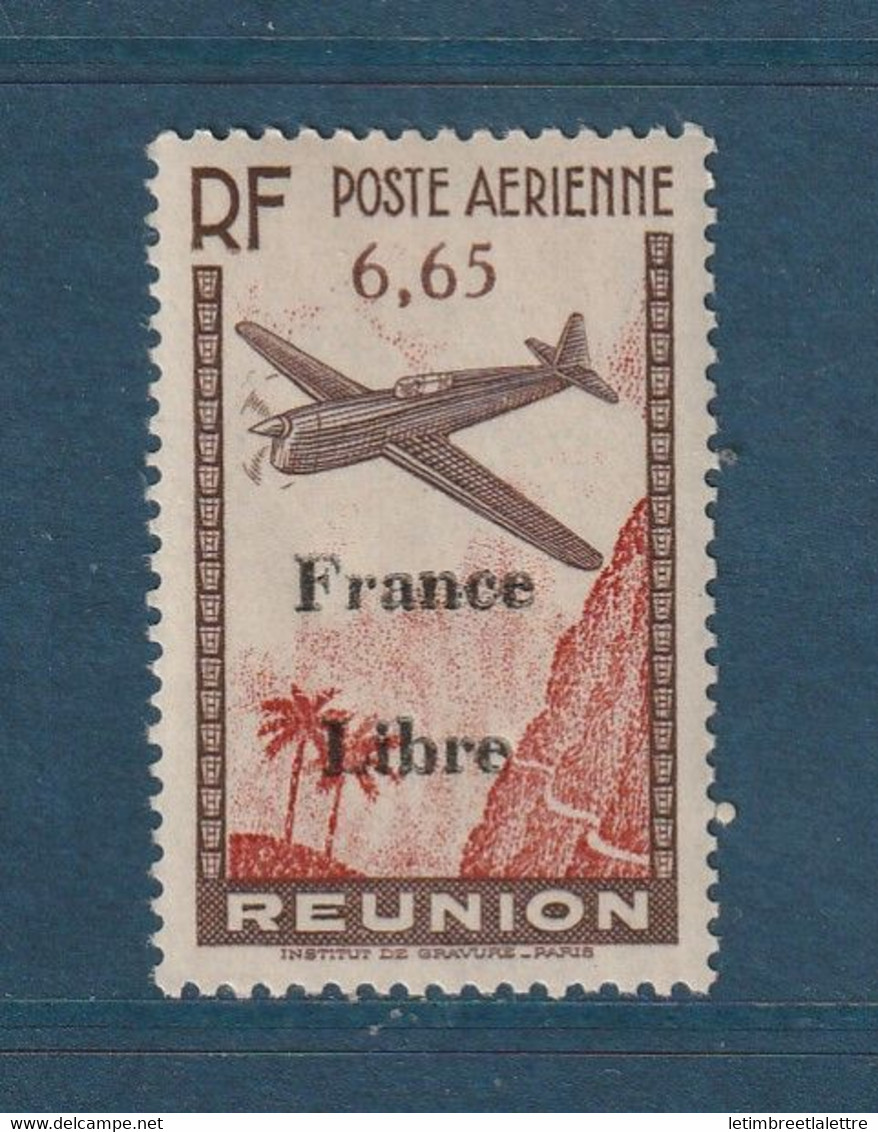 Réunion - Poste Aérienne - YT N° 25 ** - Neuf Sans Charnière - 1943 - Posta Aerea