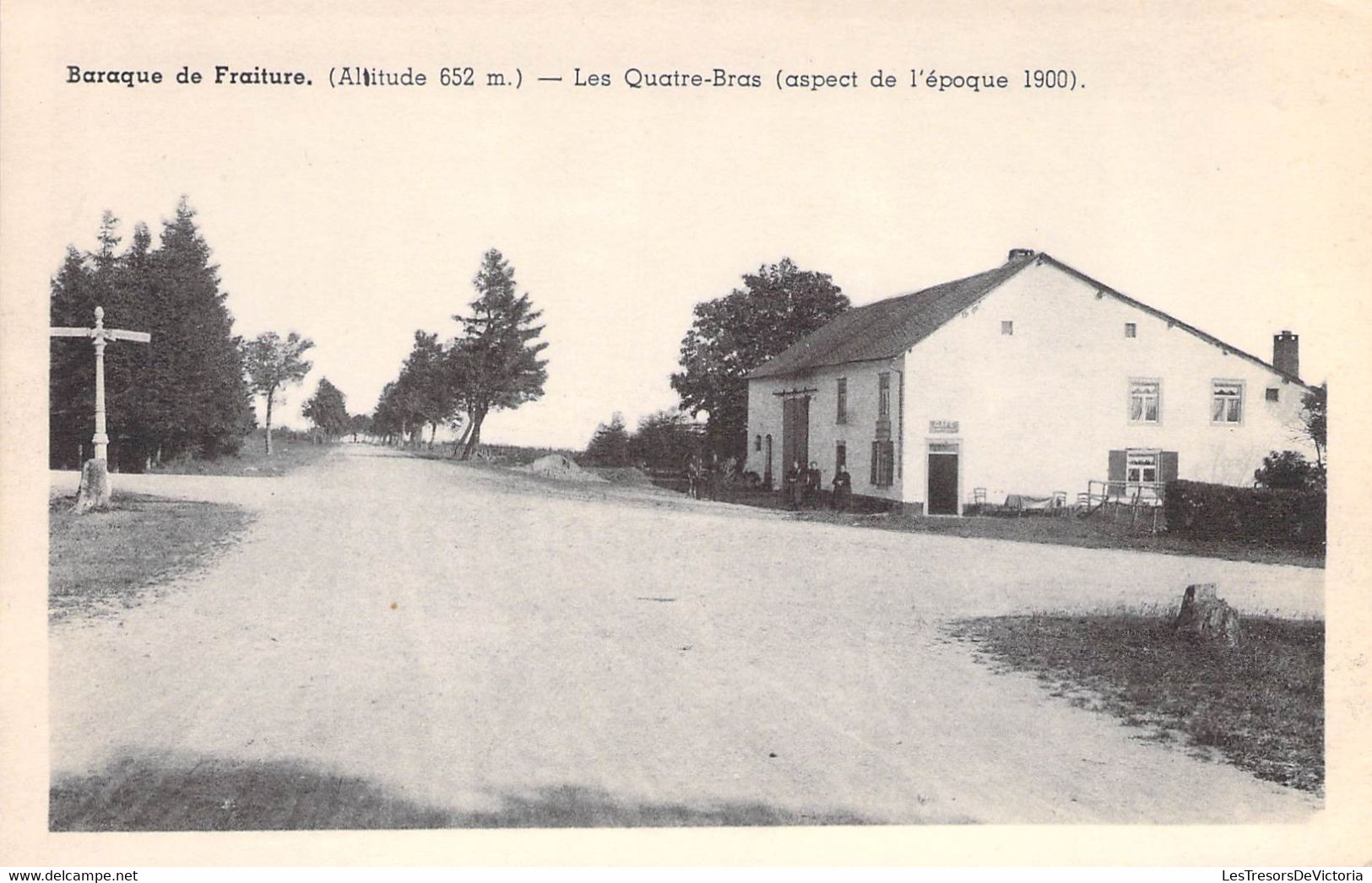 Belgique - Baraque De Fraiture - Les Quatres Bras Aspect De L'époque 1900 - Edit. Luma  - Carte Postale Ancienne - Vielsalm