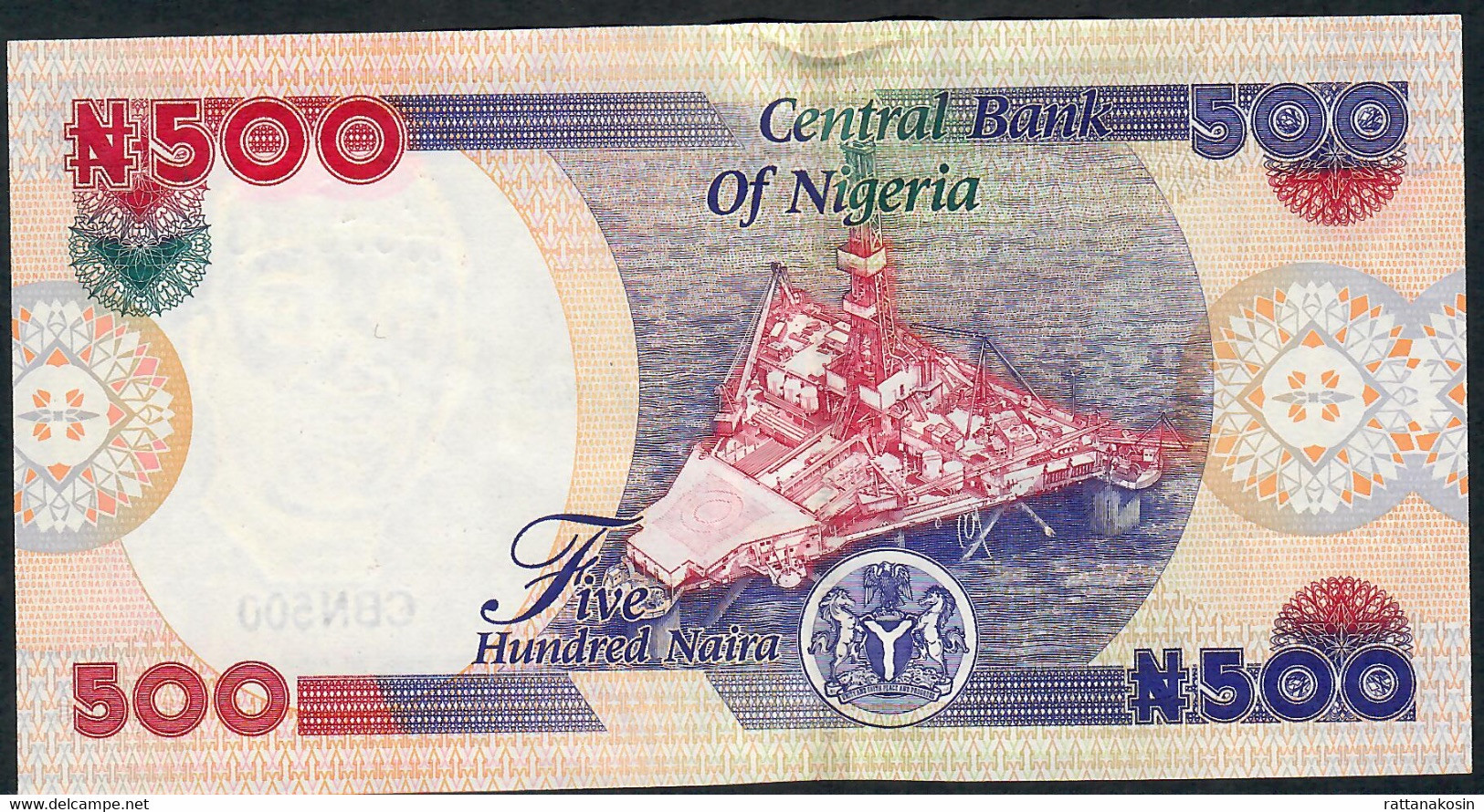 NIGERIA P30w 500 NAIRA 2020 Signature 23   UNC-  Mark Of Counting /marque De Comptage - Nigeria