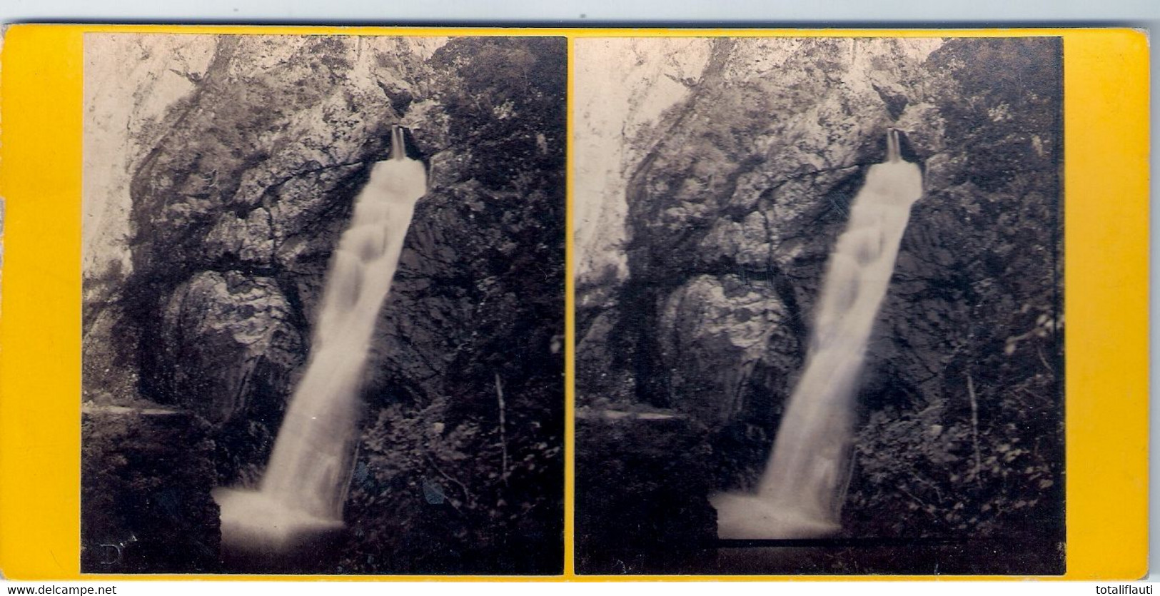 Photo Stereo The Fall Of Foyers Inverness Shire Um 1875 - Inverness-shire