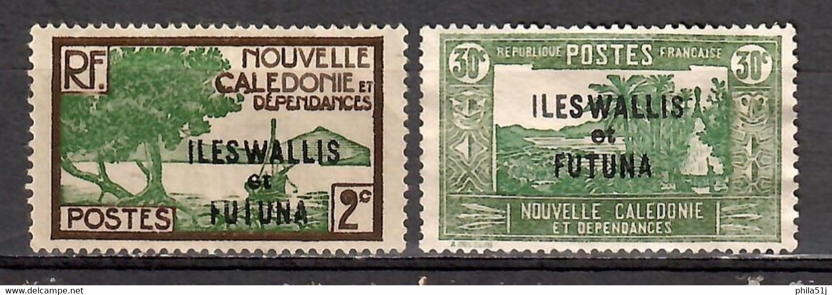 WALLIS ET FUTUNA---N°44/51 ---OBL VOIR SCAN - Used Stamps