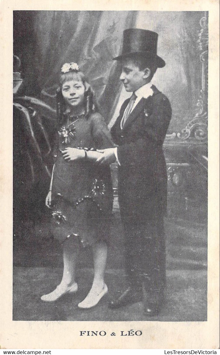 Circo - Fino Et Léo - Carte Postale Ancienne - Zirkus