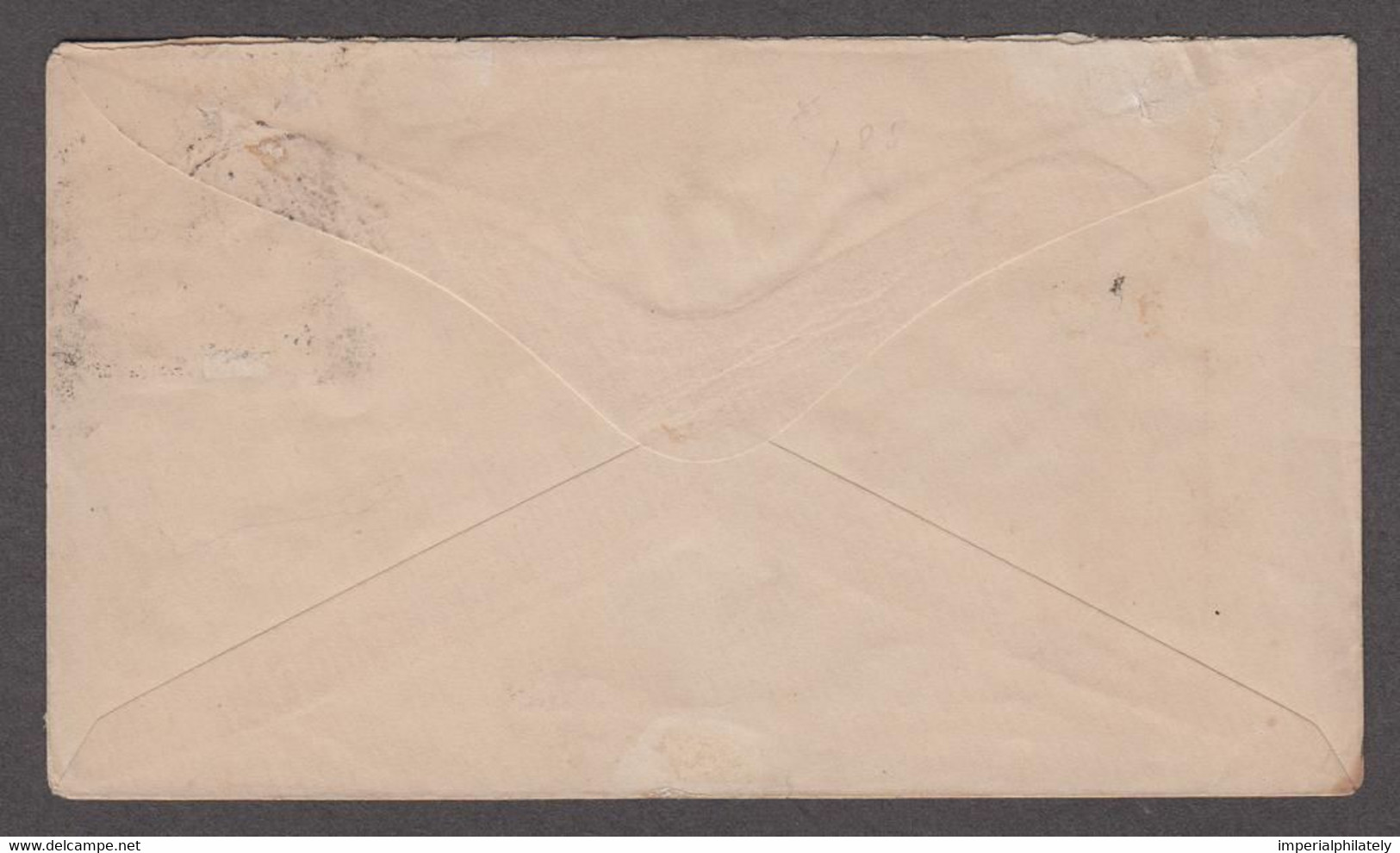 1894 (May 9) Envelope With Fraudulent Re-use Of 1d Receipt Stamp (SG F3) Tied By London Squared Circles Ds - Revenue Stamps