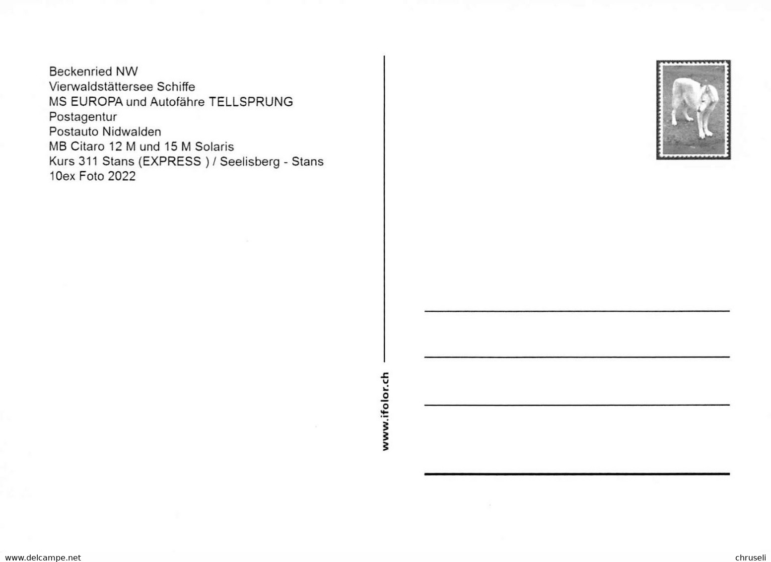 Beckenried   Postauto 4 Bild   Q   Limitierte Auflage! - Beckenried