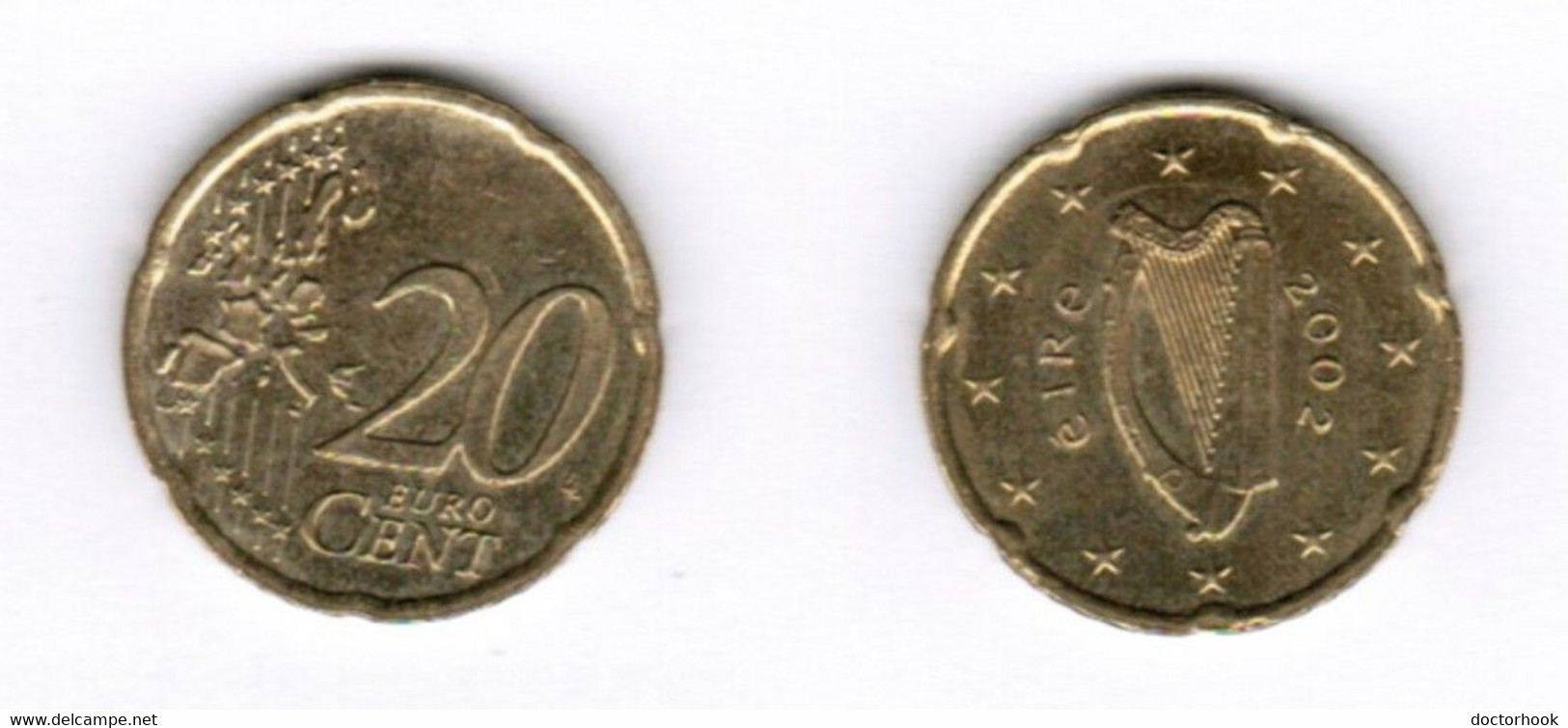 IRELAND   20 EURO CENTS 2002 (KM # 36) #7049 - Irland