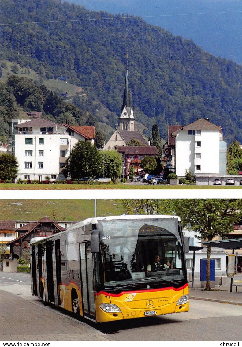 Ennetbürgen  Postauto  2 Bild H   Limitierte Auflage! - Ennetbürgen