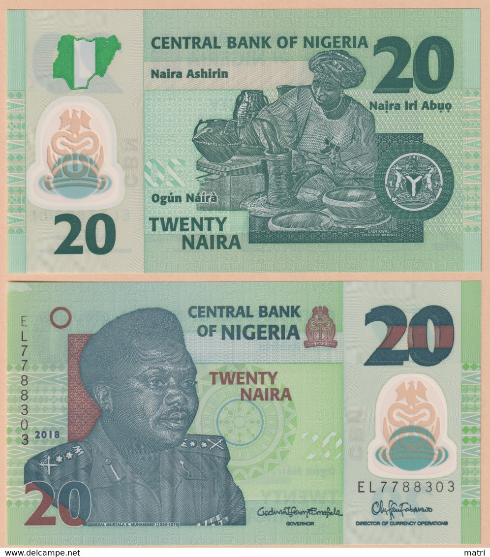 Nigeria 20 Naira 2018 P#34n - Nigeria