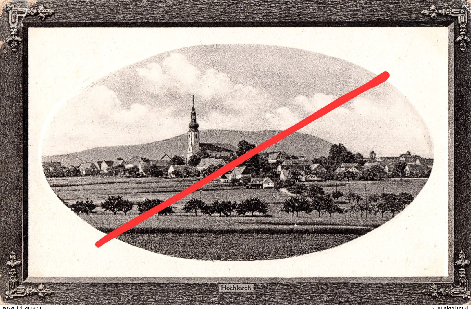 Litho Passepartout AK Hochkirch A Steindörfel Meschwitz Kohlwesa Sornßig Wuischke Drehsa Kubschütz Pommritz Stempel - Hochkirch