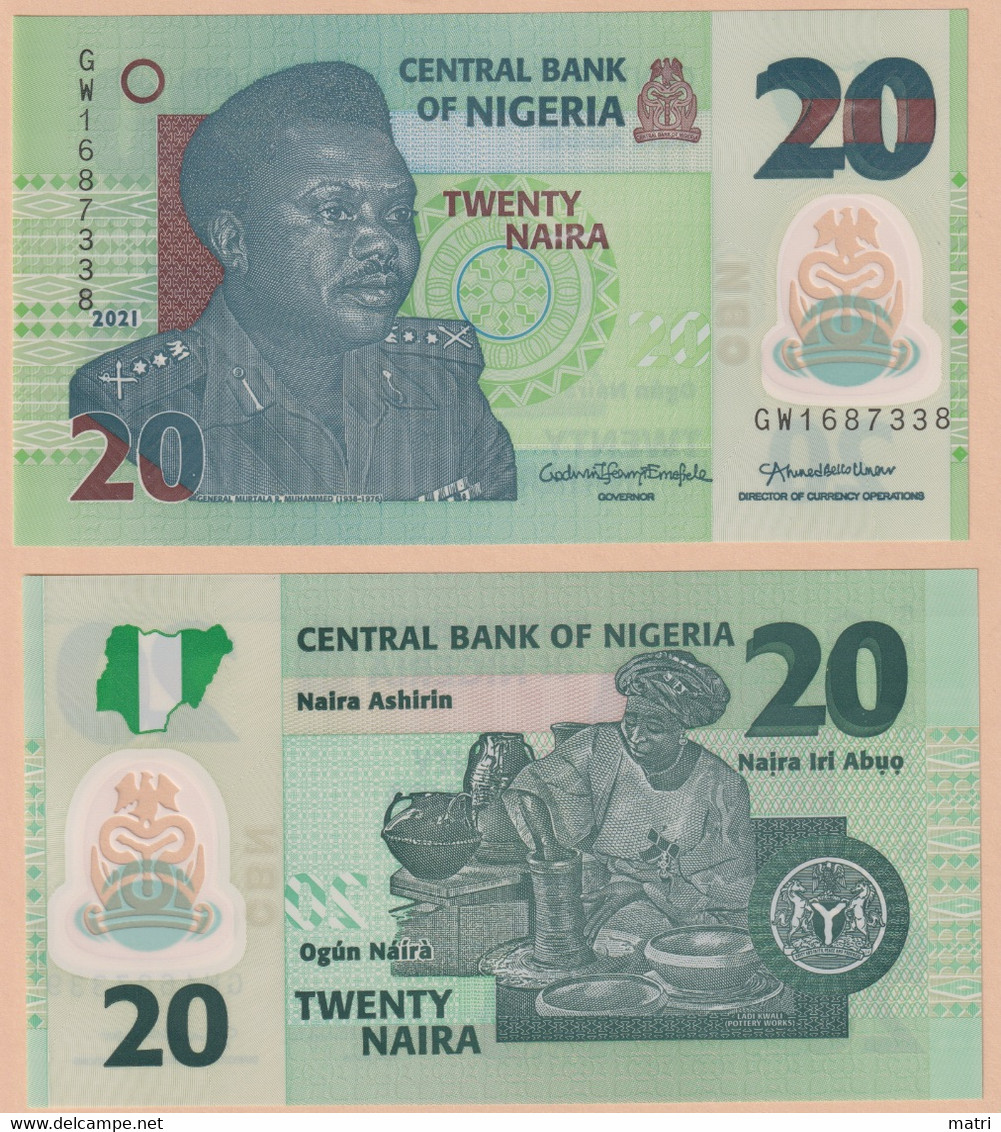 Nigeria 20 Naira 2021 P#34 - Nigeria