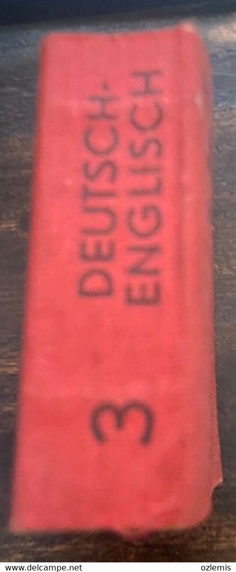 LANGENSCHEIDTS LILLIPUT DICTIONARY NO. 3 ,DEUTSCH -ENGLISH - Woordenboeken