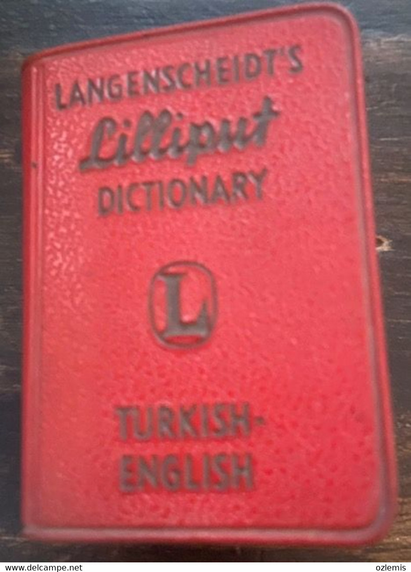 LANGENSCHEIDT''S LILLIPUT DICTIONARY TURKISH- ENGLISH - Dictionnaires