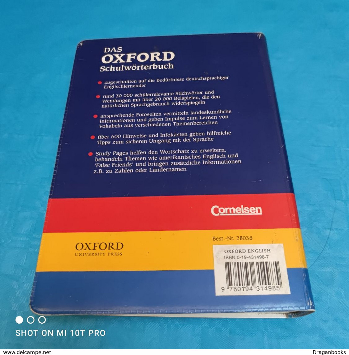 Das Oxford Schulwörterbuch - Livres Scolaires