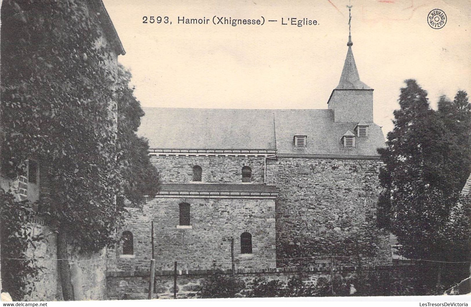 Belgique - Hamoir - Xhignesse - L'église - Edit. G. Hermans - Clocher - Carte Postale Ancienne - Hamoir