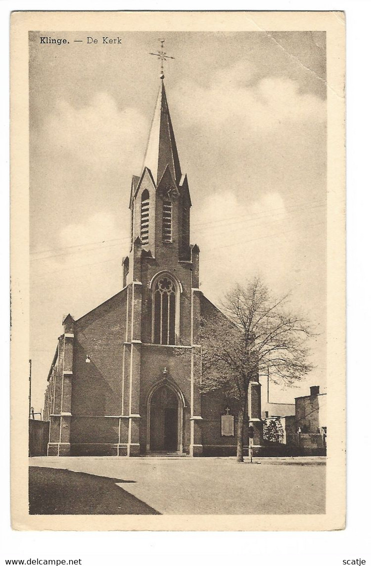 Klinge.   -   De Kerk - Sint-Gillis-Waas