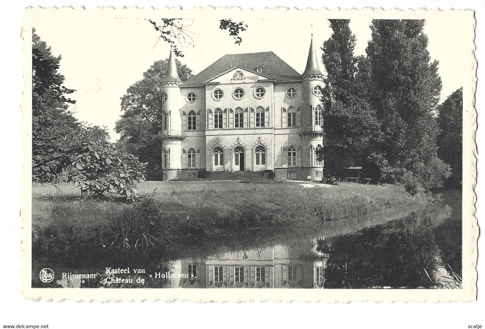 Rijmenam   -   Kasteel Van "Hollaeken".   -   1951   Naar   Wespelaar - Bonheiden