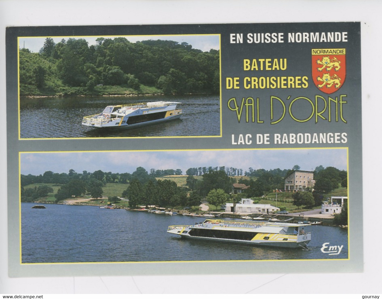 Bateau De Croisières - Lac De Rabodanges, Val D'orne En Suisse Normande (Putanges Pont Ecrepin) Cp Vierge - Putanges