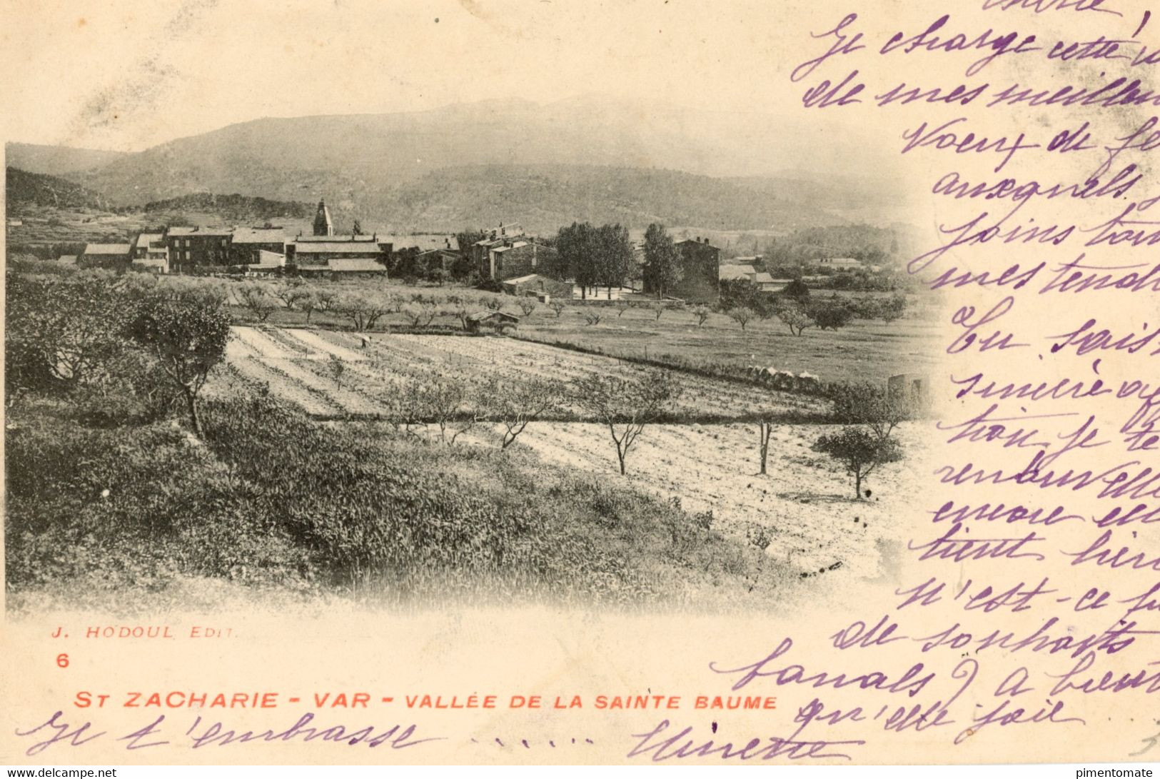 SAINT ZACHARIE VALLEE DE LA SAINT BAUME 1901 - Saint-Zacharie