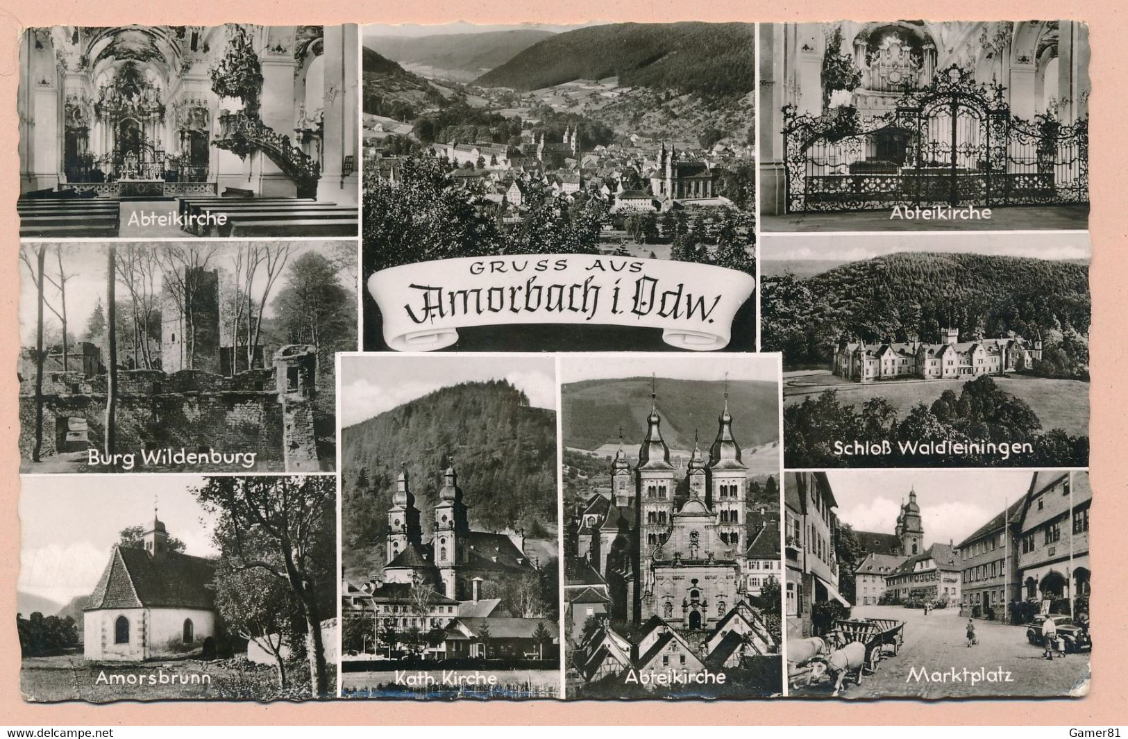 Gruss Aus Amorbach I. Odw. - Gelauft 1959 - Amorbach