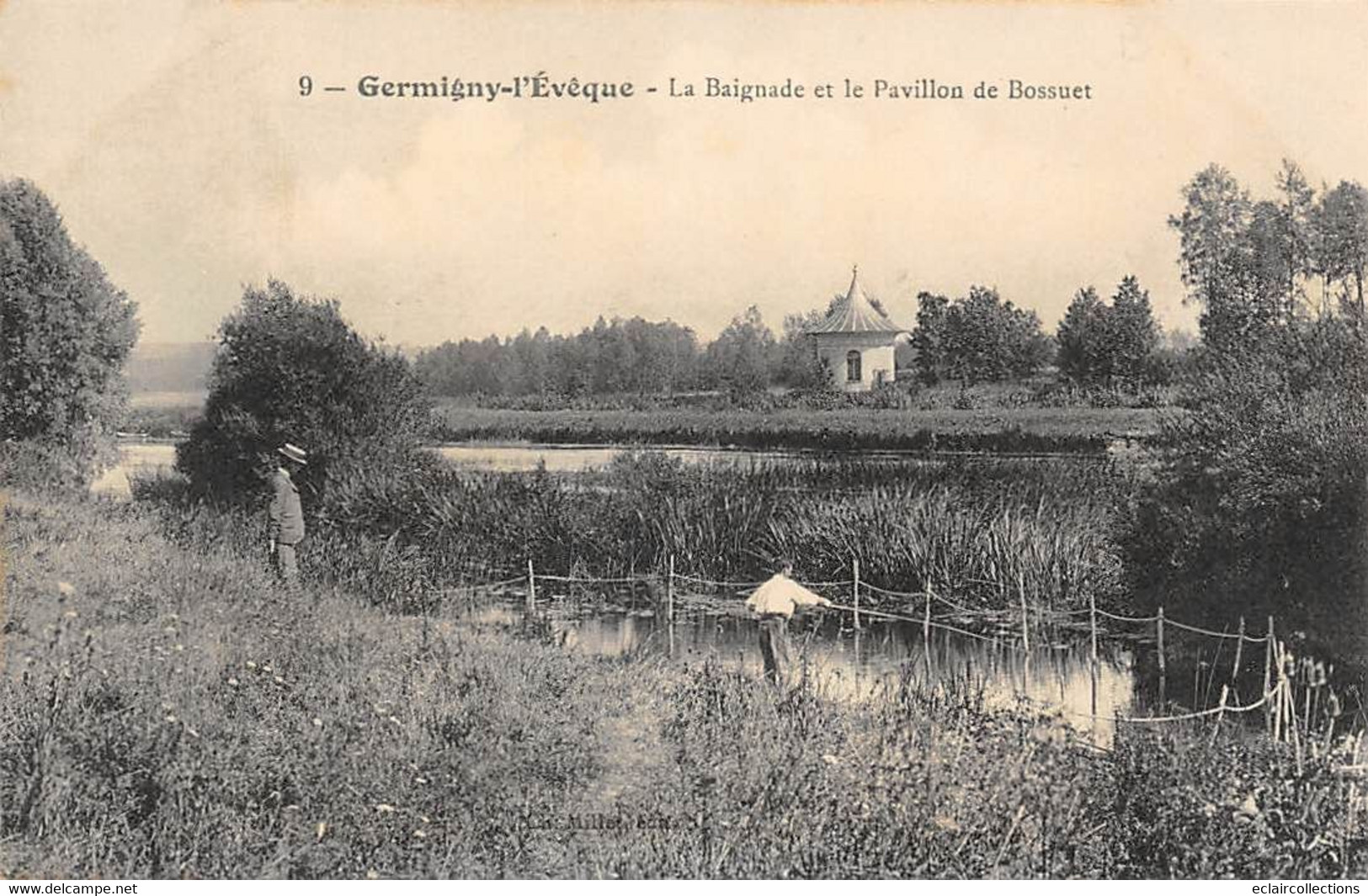 Germigny L'Evêque           77         La Baignade Et Le Pavillon De Bossuet       N° 9    (voir Scan) - Autres & Non Classés
